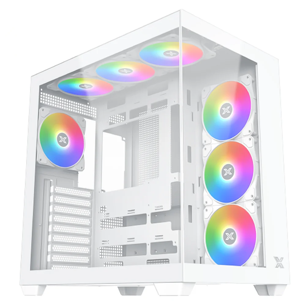 Xigmatek Aqua V Air Arctic ARGB Gaming Mid Tower Case