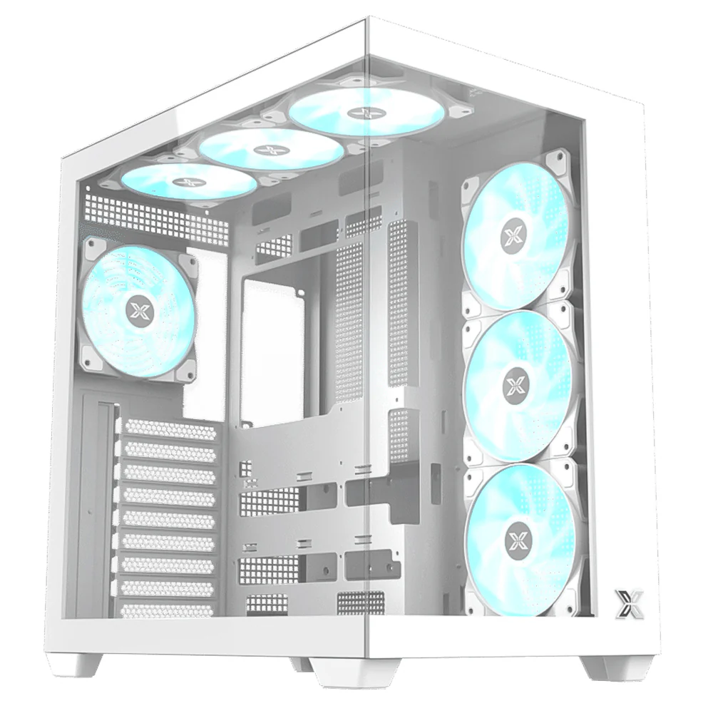Xigmatek Aqua V Air Arctic ARGB Gaming Mid Tower Case - Image 3