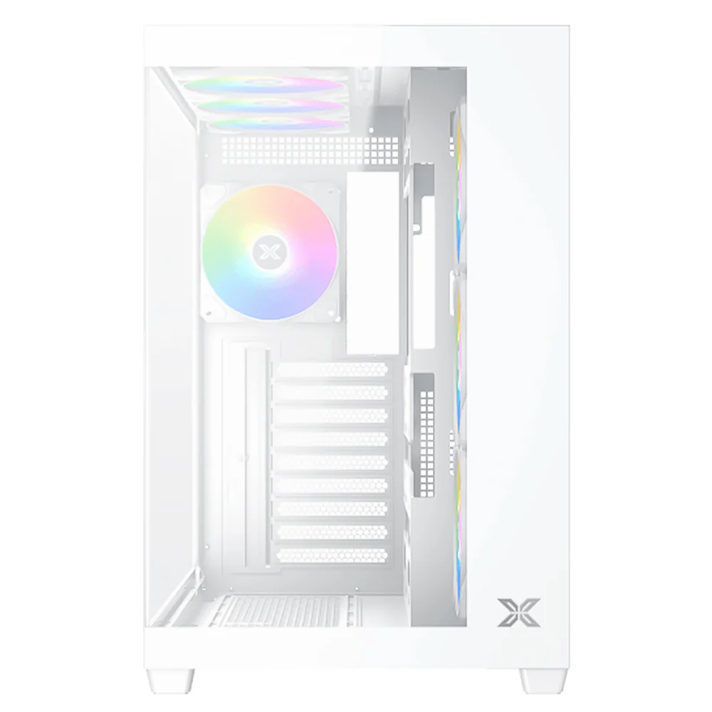 Xigmatek Aqua V Air Arctic ARGB Gaming Mid Tower Case - Image 7
