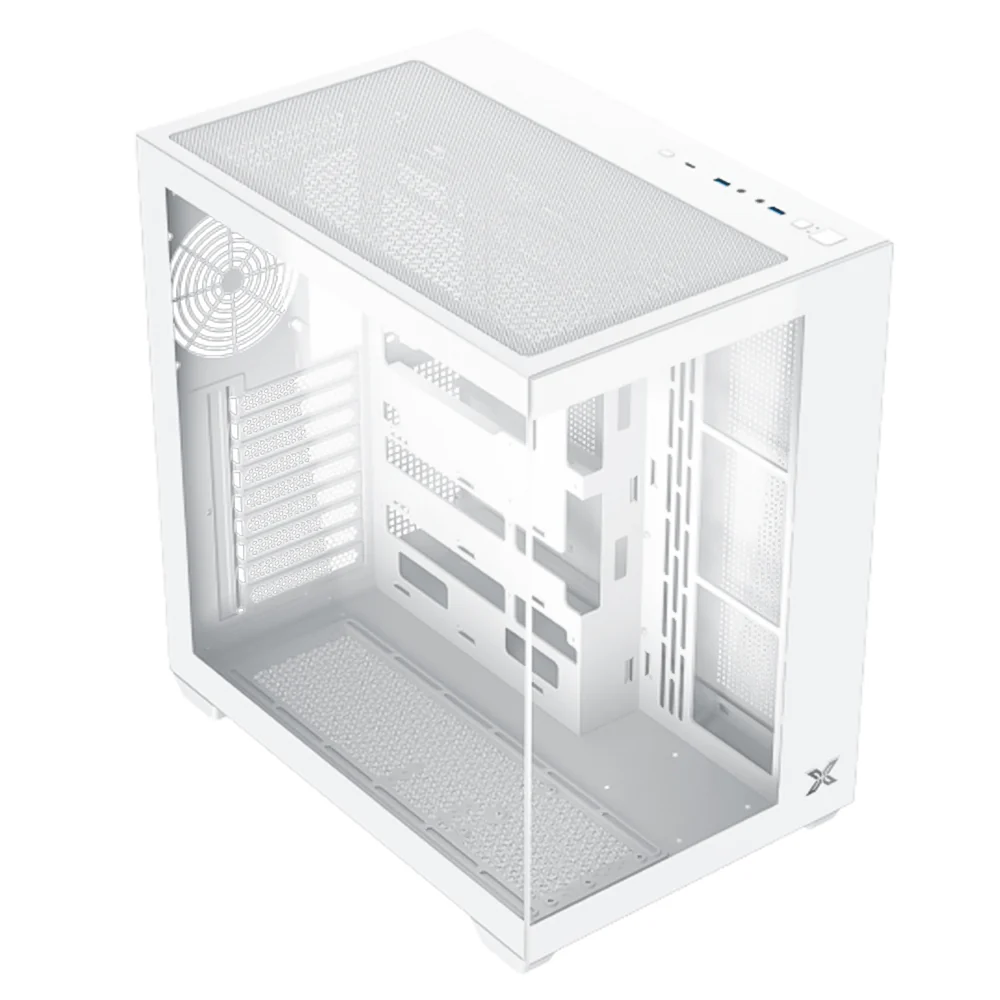 Xigmatek Aqua V Air Arctic ARGB Gaming Mid Tower Case - Image 8