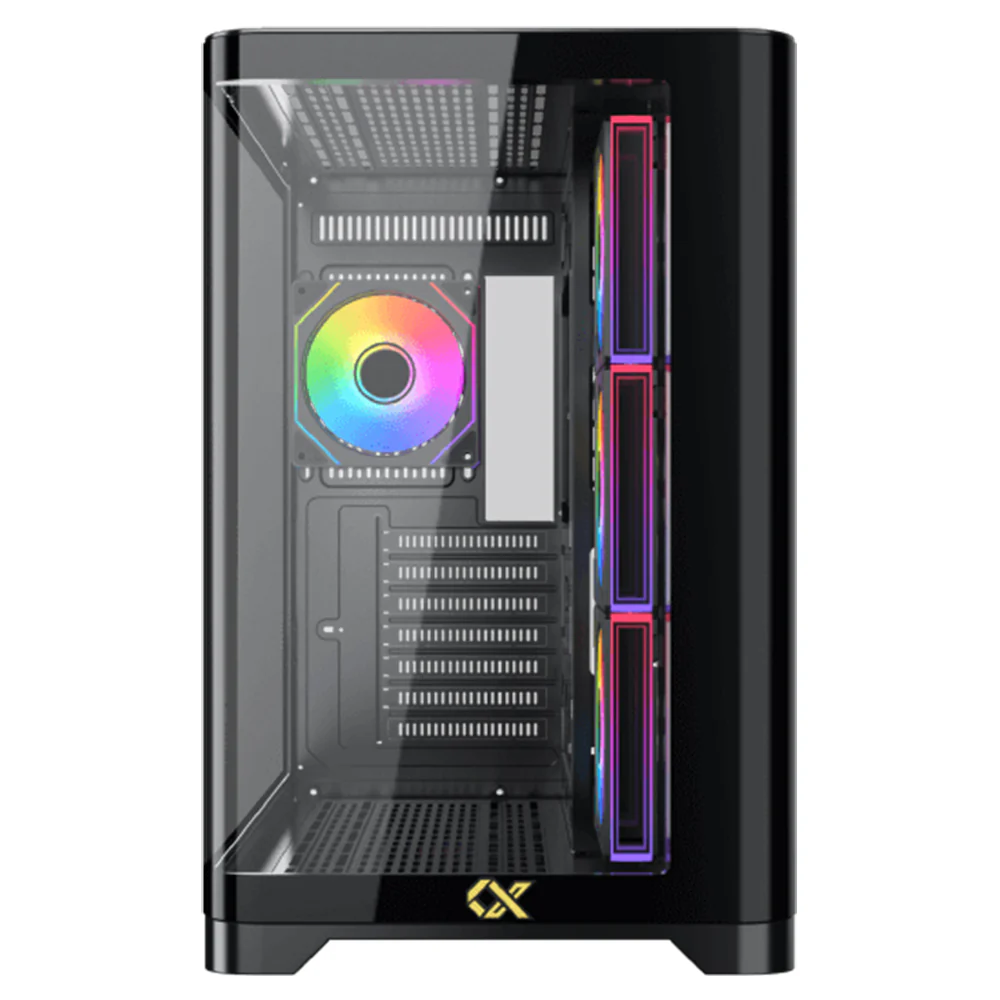 Xigmatek Crystal Storm ARGB Gaming Mid Tower Case + Asgard 80 Plus Bronze Power Supply 750W - Image 3