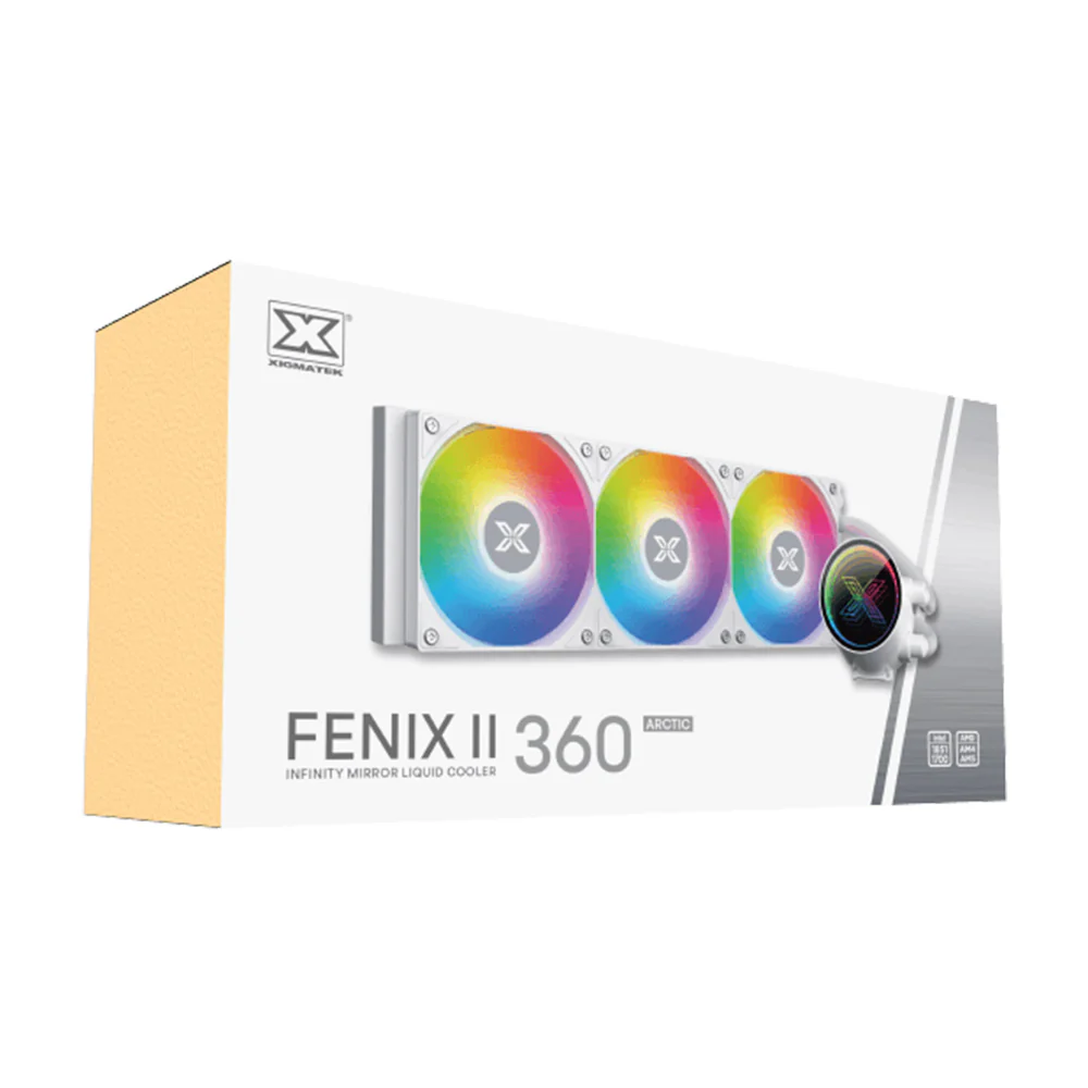 Xigmatek Fenix II 360 Arctic ARGB AIO CPU Liquid Cooler - Image 9