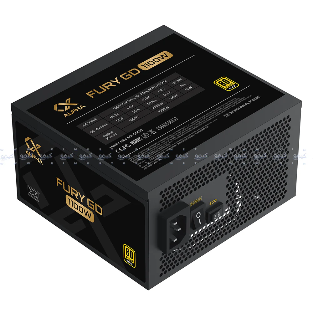 Xigmatek Fury Full Modular 1100W 80 PLUS Gold Certified Power Supply - Image 4