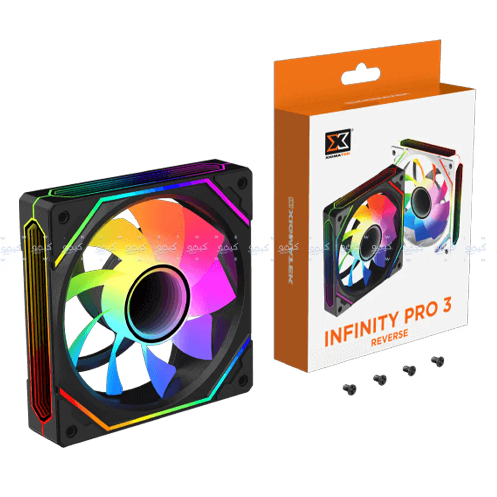 Xigmatek Infinity Pro 3 Reverse ARGB Case Fan - Image 7