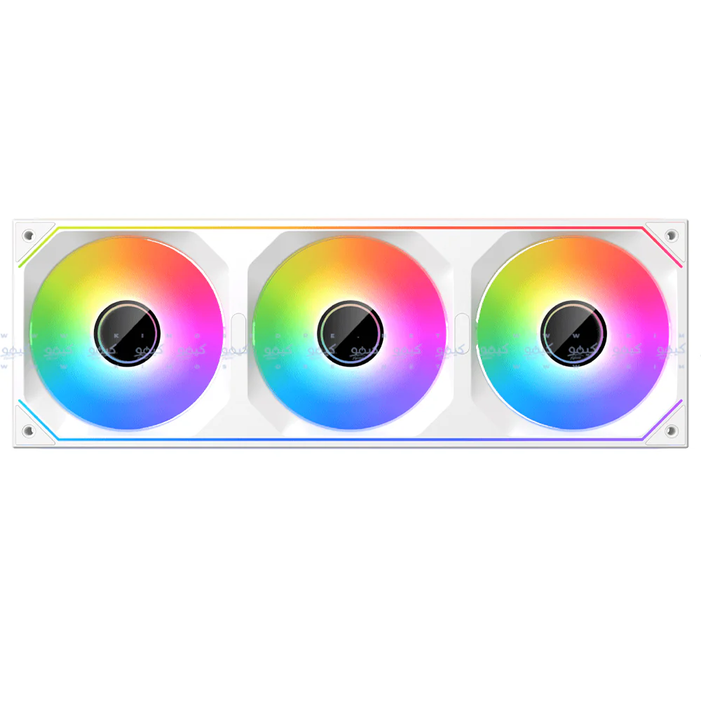 Xigmatek Infinity SF360 Digital Arctic ARGB Triple Case Fan - Image 2