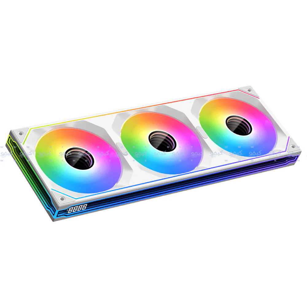 Xigmatek Infinity SF360 Digital Arctic ARGB Triple Case Fan - Image 3
