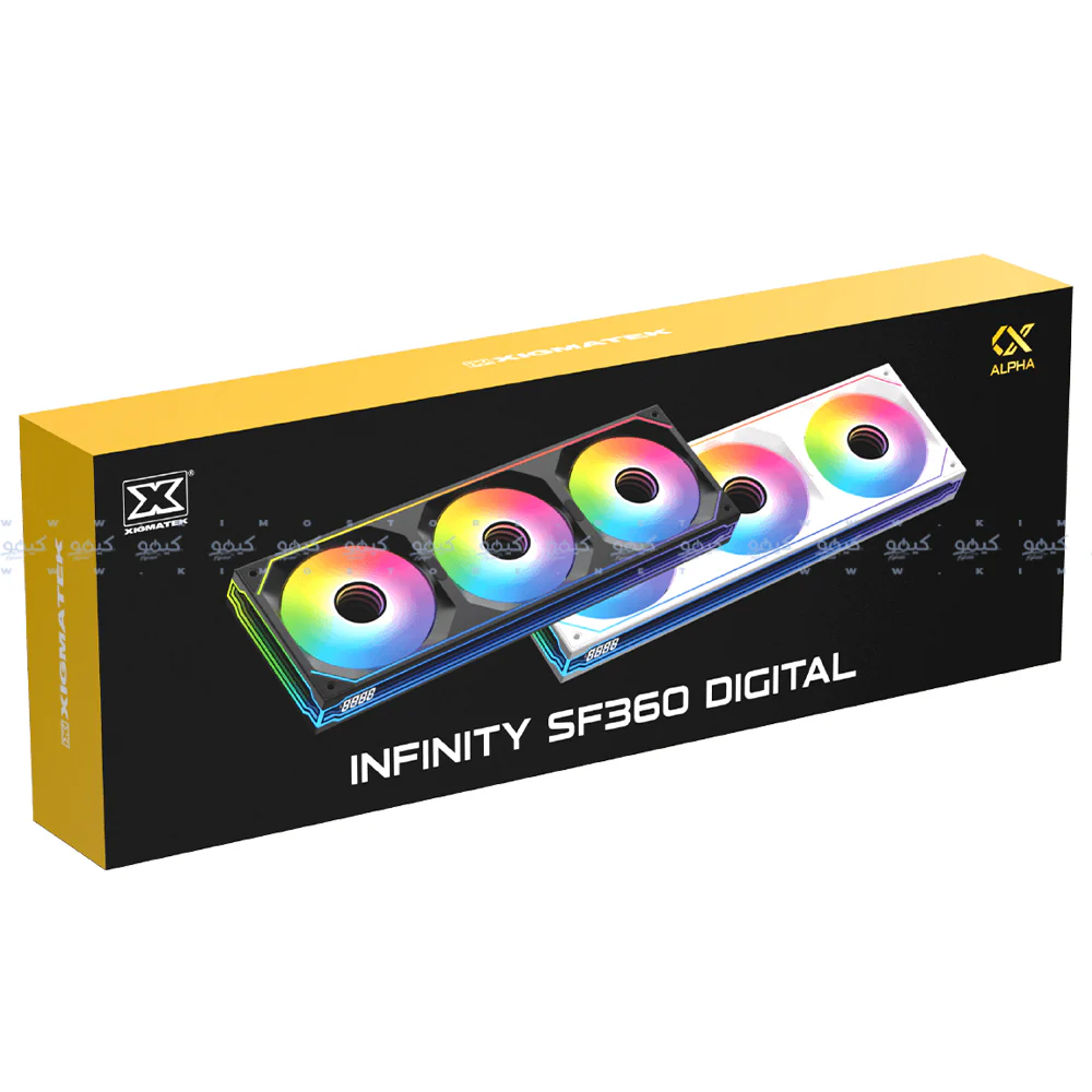 Xigmatek Infinity SF360 Digital Arctic ARGB Triple Case Fan - Image 9