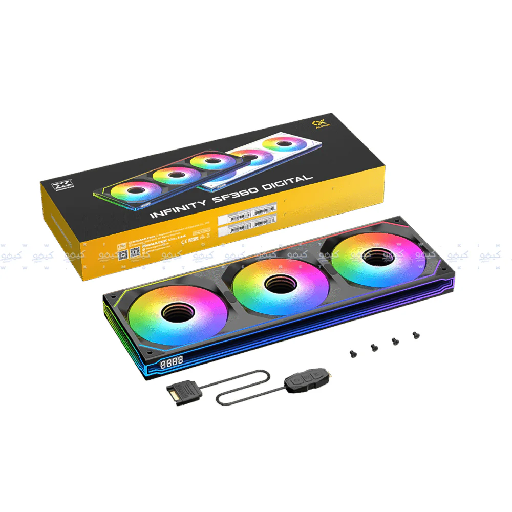 Xigmatek Infinity SF360 Digital ARGB Triple Case Fan - Image 8