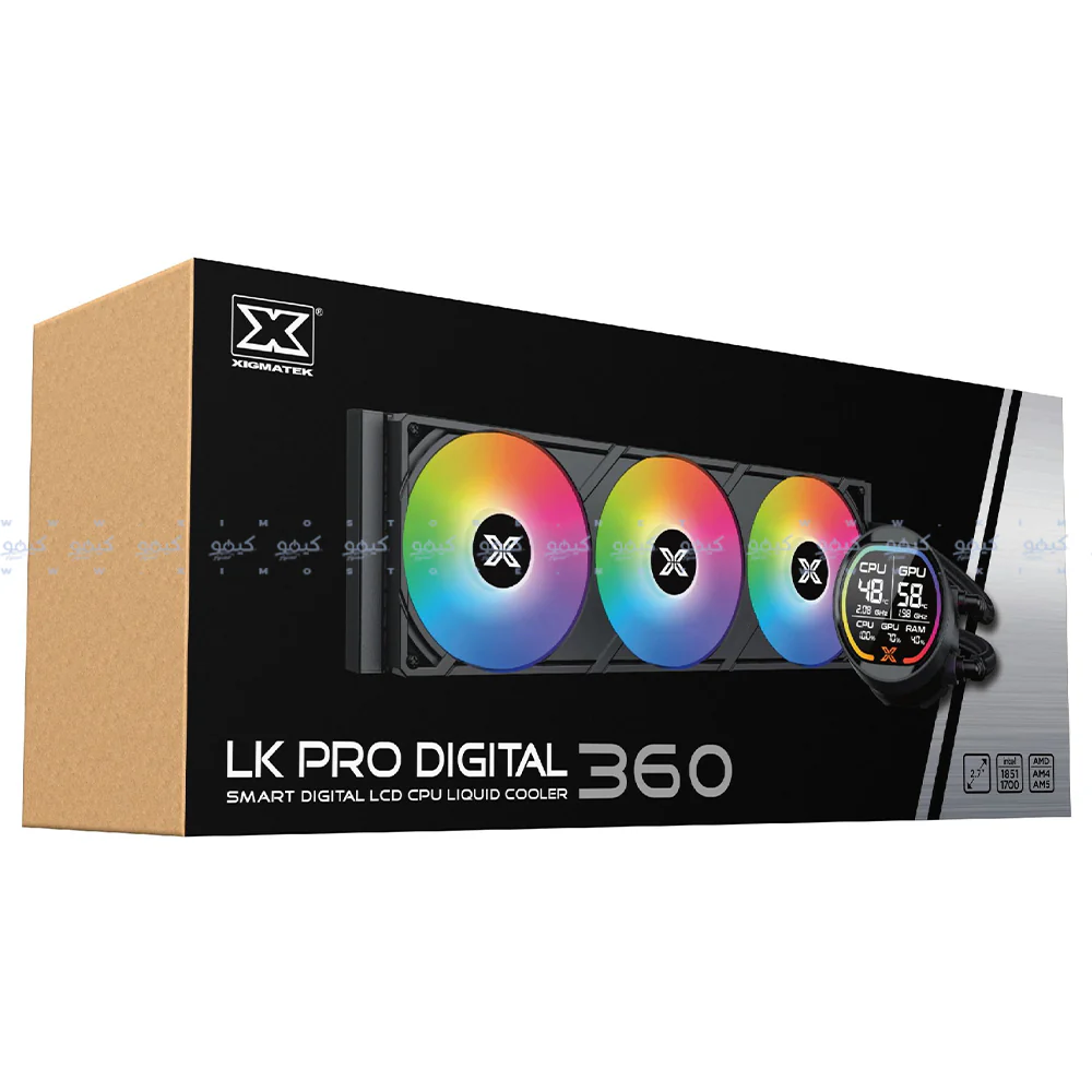 Xigmatek LK Pro 360 Digital LCD ARGB AIO CPU Liquid Cooler - Image 8