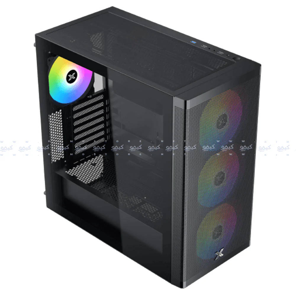 Xigmatek Osiris ARGB Gaming Super Tower Case + Prime 80 Plus Gold Power Supply 750W - Image 3