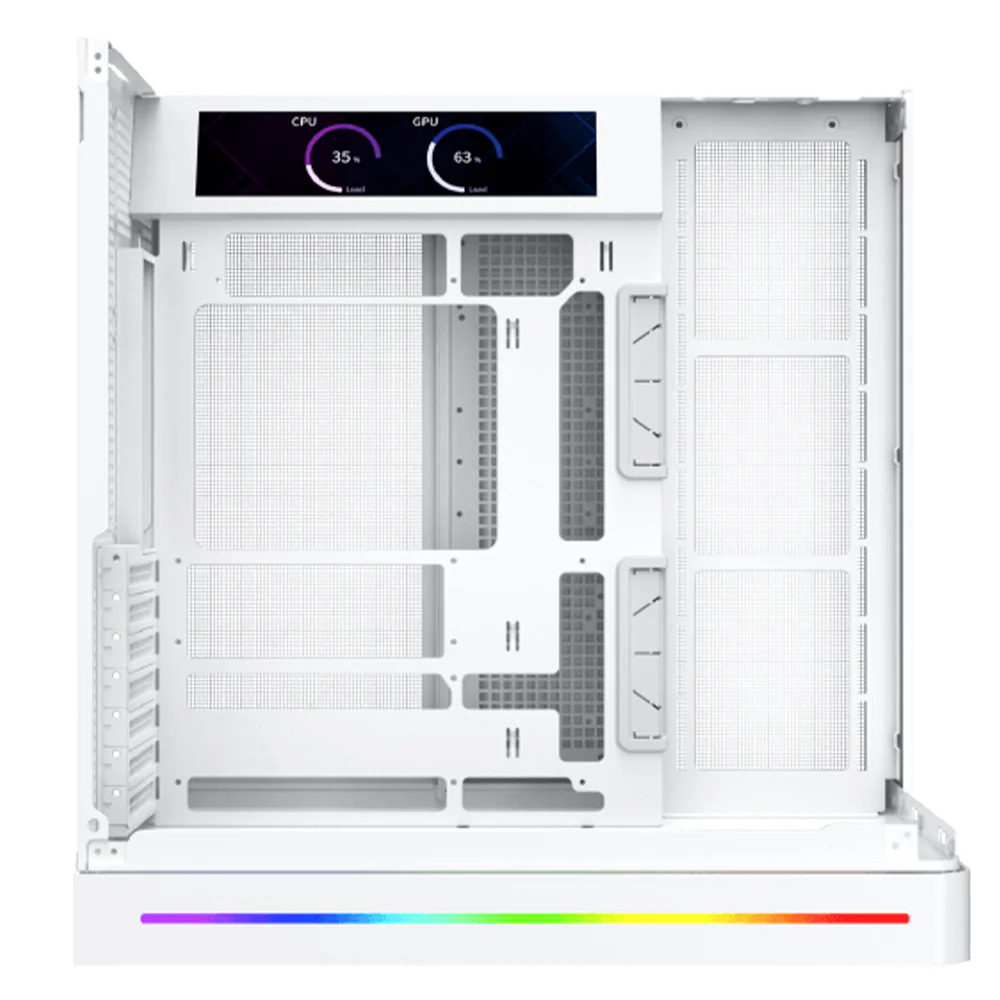 Xigmatek Pano II LCD Arctic ARGB Gaming Super Tower Case - Image 7