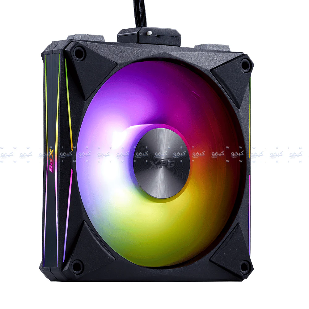 XPG Hurricane Mag 120 PWM ARGB Magnetic Quad Case Fan Kit - Black - Image 4