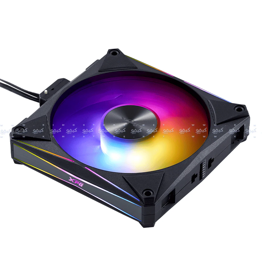 XPG Hurricane Mag 120 PWM ARGB Magnetic Quad Case Fan Kit - Black - Image 6