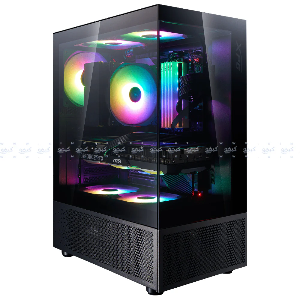 XPG INVADER X MINI ARGB Gaming Mid Tower Case + Kyber 80 Plus Gold Power Supply 750W - Image 2
