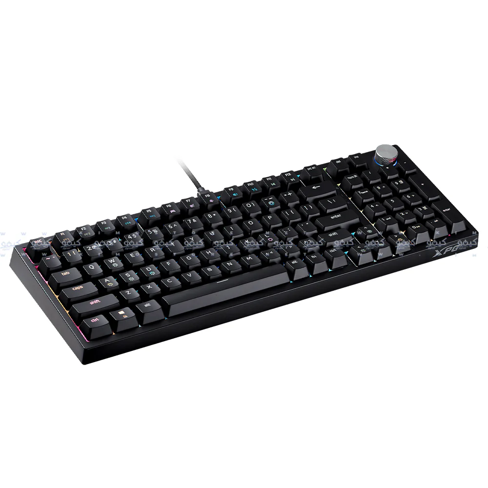 XPG SORCERER Red Switch Wired RGB Gaming Keyboard English - Black - Image 6