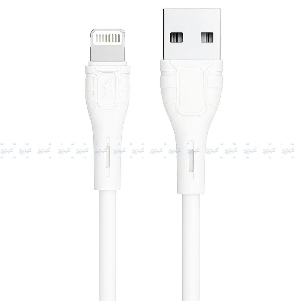 Zarad Z-50 USB To Lightning Cable 5A 25W Fast Charging 1m - White