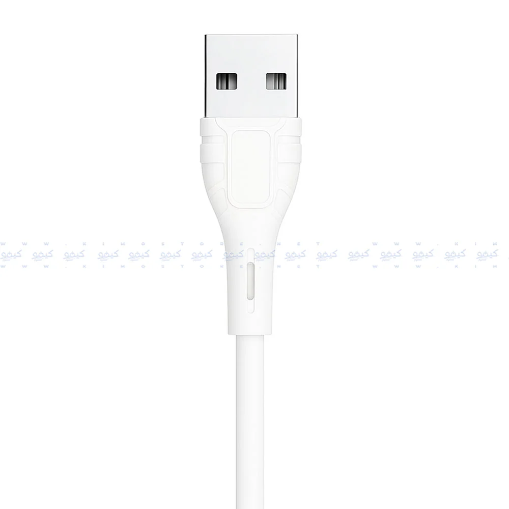 Zarad Z-50 USB To Lightning Cable 5A 25W Fast Charging 1m - White - Image 2
