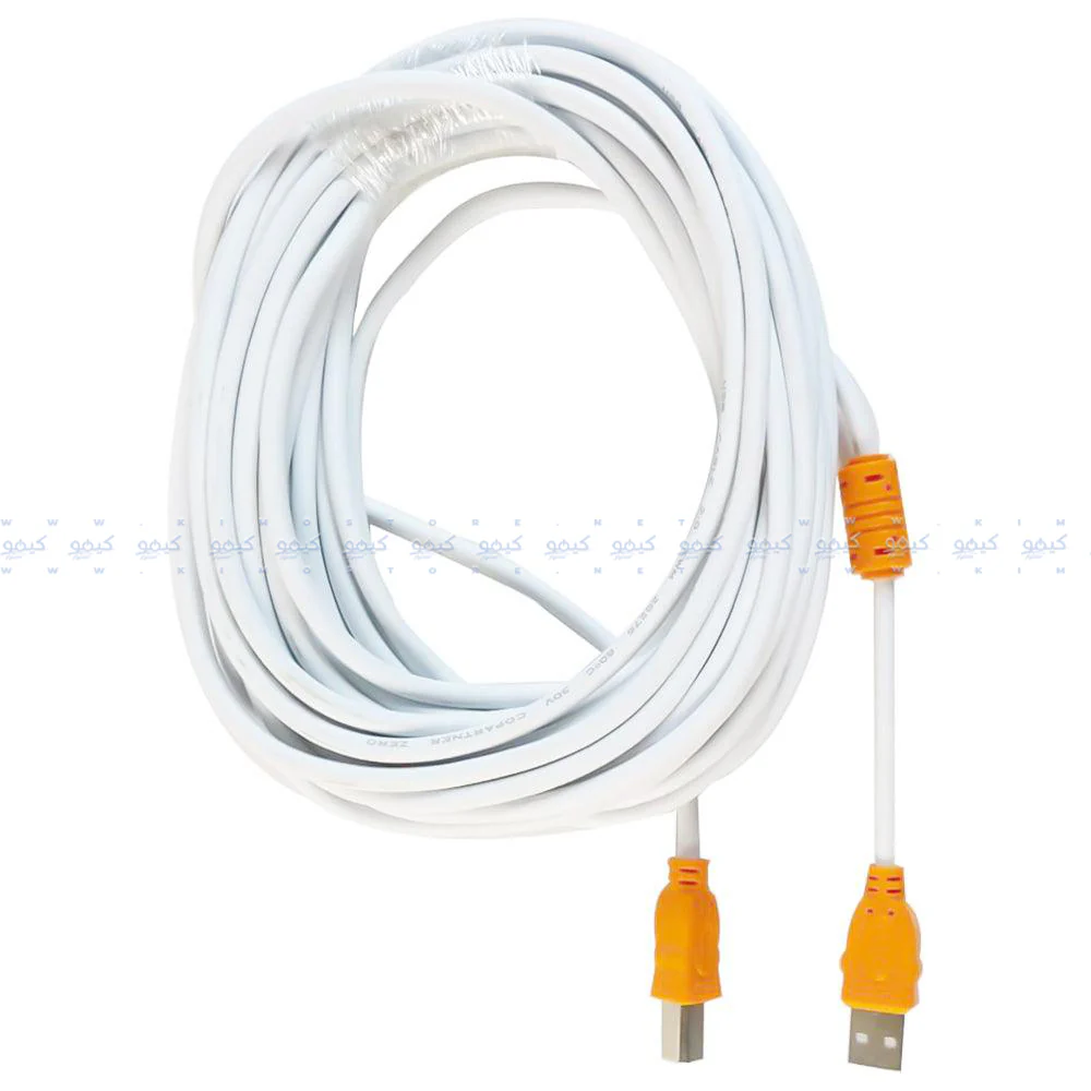 Zero USB Printer Cable 10m - White - Image 3