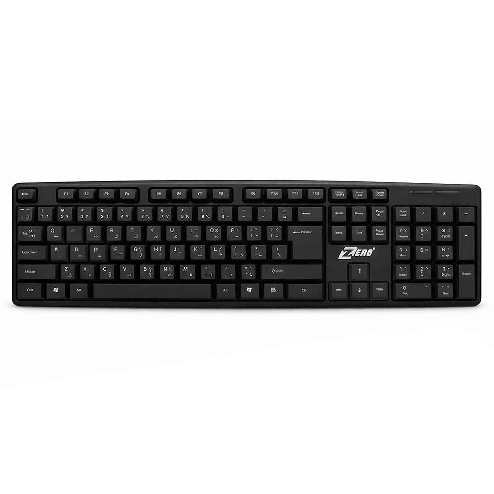 Zero ZR-200 Wired Keyboard English & Arabic
