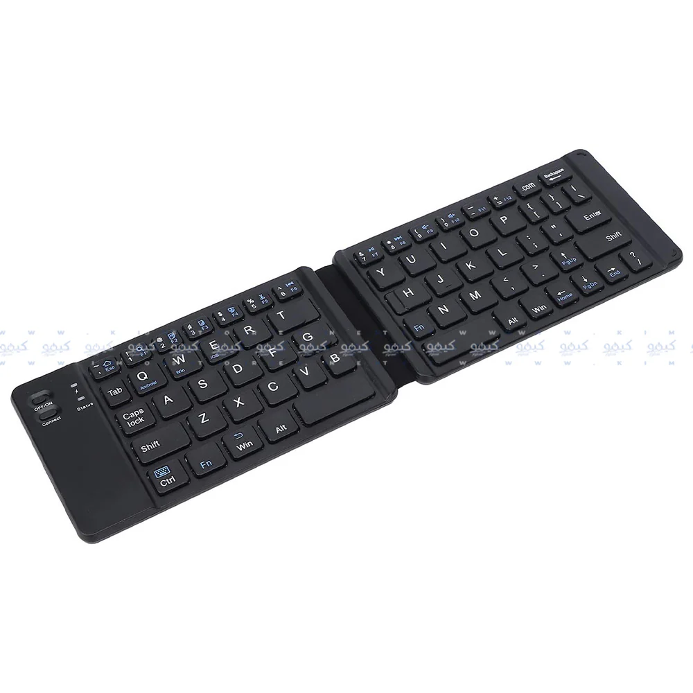 Zero ZR-3606 Foldable Rechargeable Bluetooth Keyboard English & Arabic - Image 3