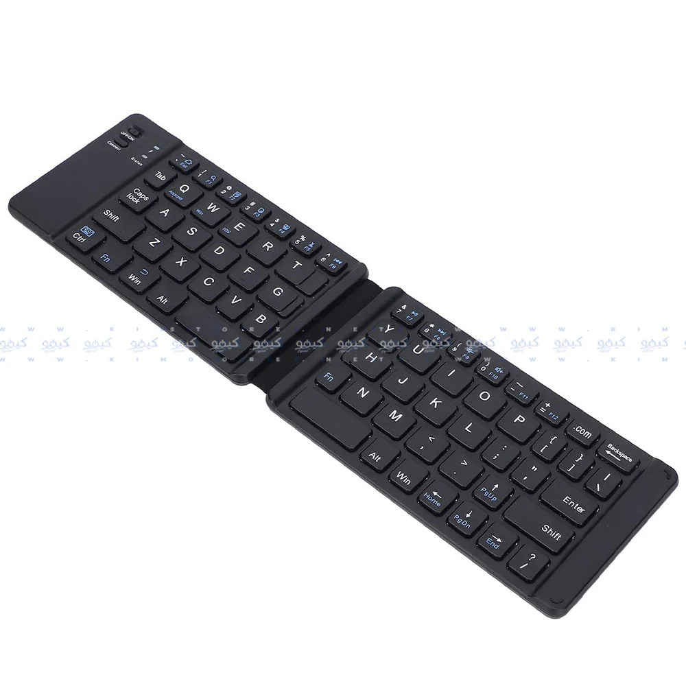 Zero ZR-3606 Foldable Rechargeable Bluetooth Keyboard English & Arabic - Image 4