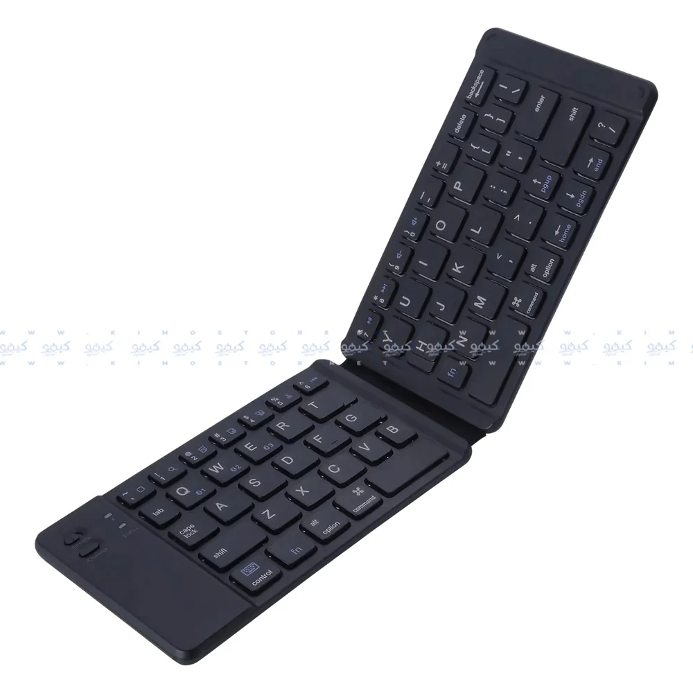 Zero ZR-3606 Foldable Rechargeable Bluetooth Keyboard English & Arabic - Image 5