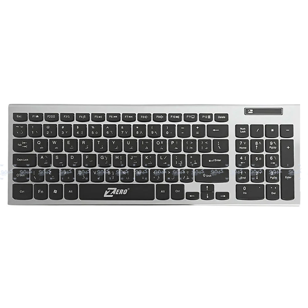 Zero ZR-5906 Wireless Keyboard + Mouse Combo English & Arabic - Image 2
