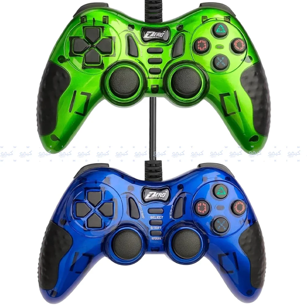Zero ZR-6001 Double Wired Gamepad With Analog