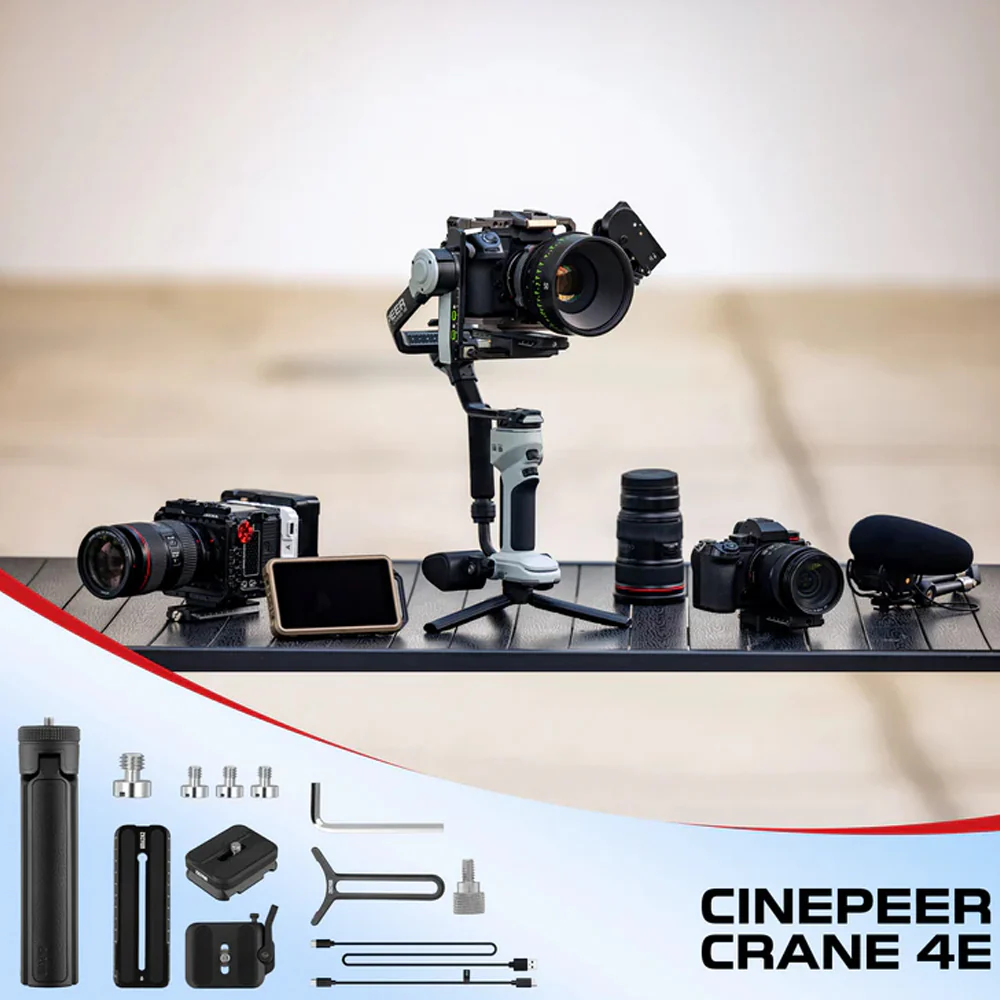 Zhiyun CINEPEER CRANE 4E Camera Gimbal Stabilizer - Image 6