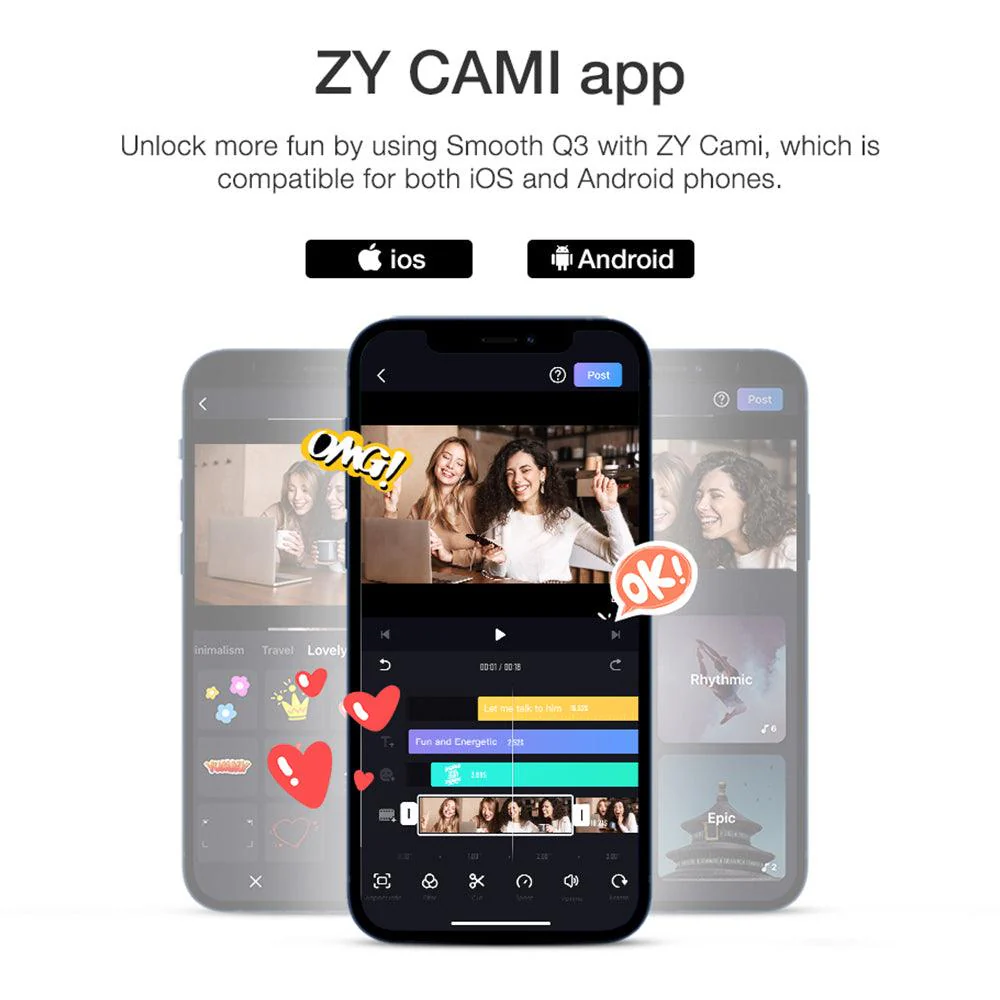 Zhiyun Smooth-Q3 Phone Gimbal Stabilizer - Image 14