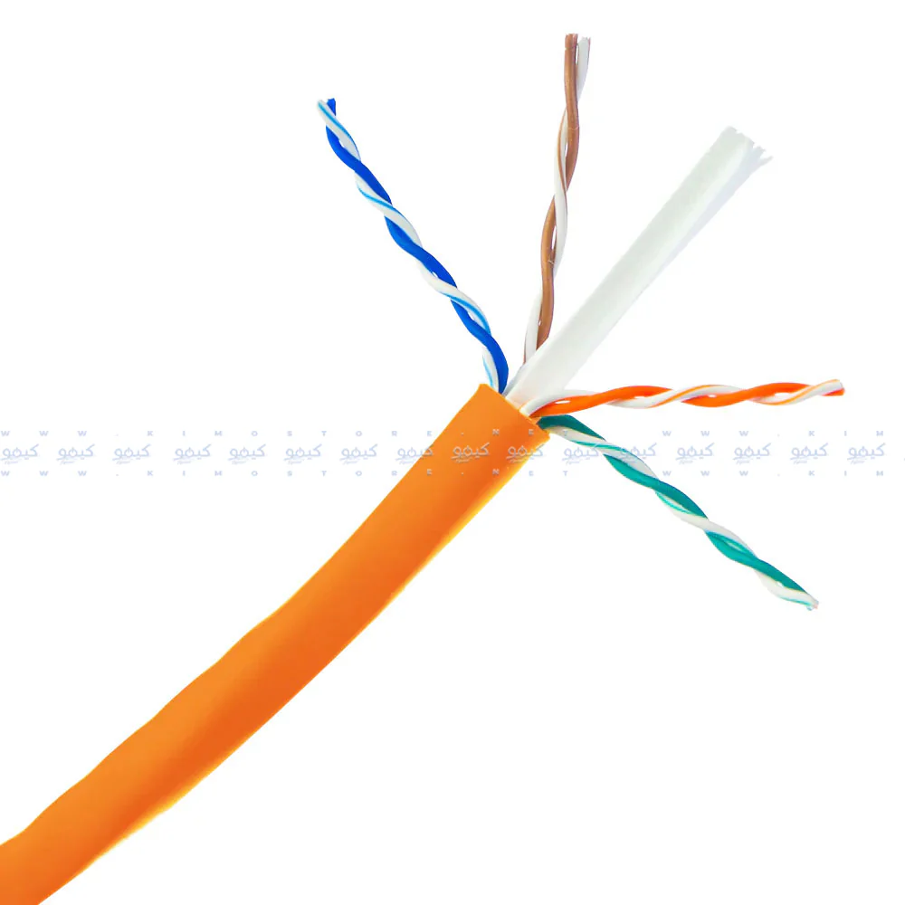 Zkteco XL600-C-L56 23AWG Network Cable 305m Cat6 UTP - Orange - Image 3